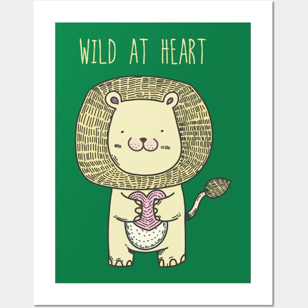 Wild at Heart Wall Art by LittleBunnySunshine